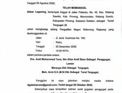 PANGGILAN UMUM — AKBAR LAGANING (TURUT TERGUGAT IX)