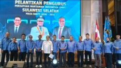 Masru Umar SE.M.Si Resmi Di Lantik Sebagai Ketua PWI Peduli  Sulawesi Selatan Periode 2026-2031
