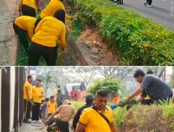Jumat Bersih, Kapolres Pinrang AKBP Edy Mangganarani  Pimpin Langsung Korbey Bersama Masyarakat