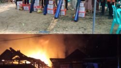 Tiga Rumah Di Pinrang Ludes Terbakar, Kerugian Ditaksir Capai Satu Meliar
